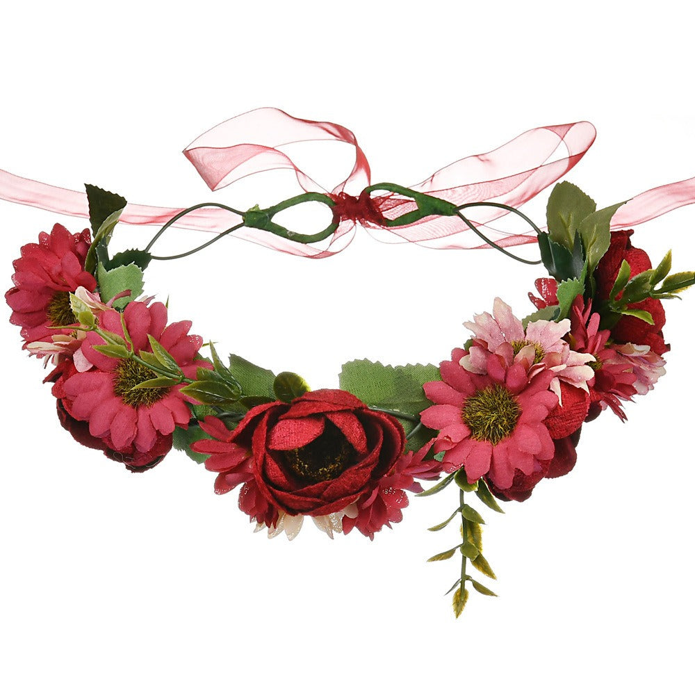 Pearl Velvet Flower Headband