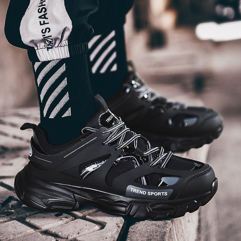 Harajuku Style Breathable Ankle Boots for Men