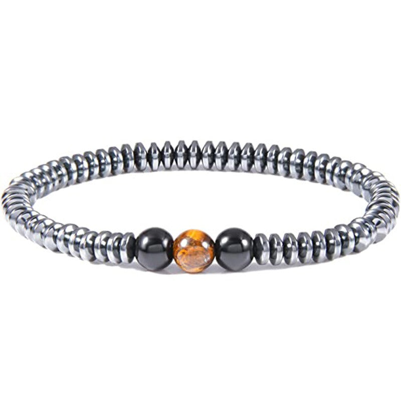 Harajuku Style Tiger Eye Stone Beaded Bracelet
