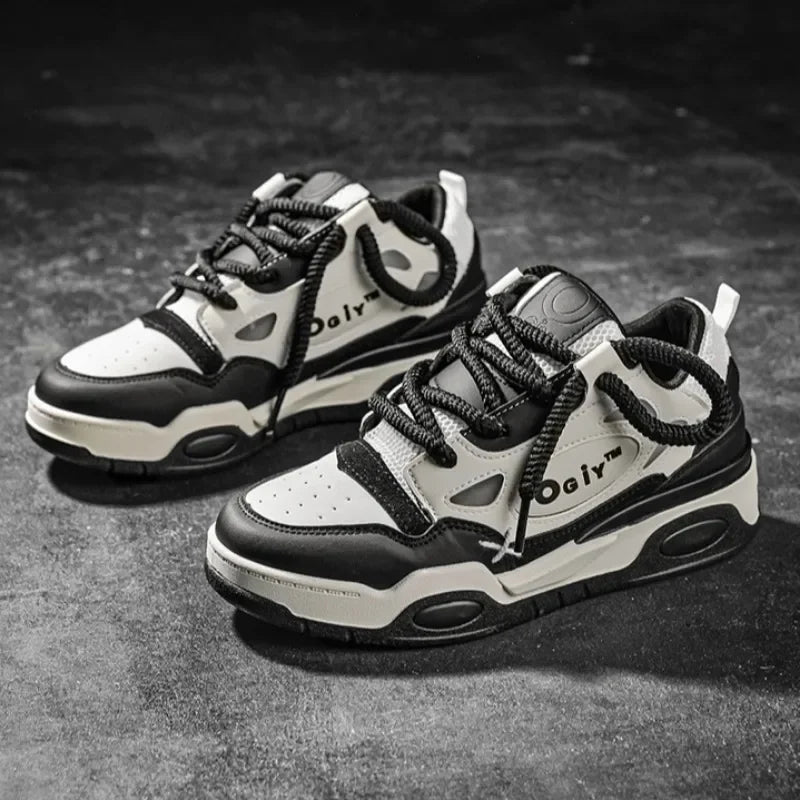 Harajuku Style Skateboard Sneakers for Men