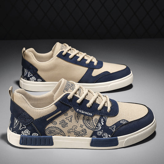 Harajuku Style Color Block Canvas Shoes for Teens