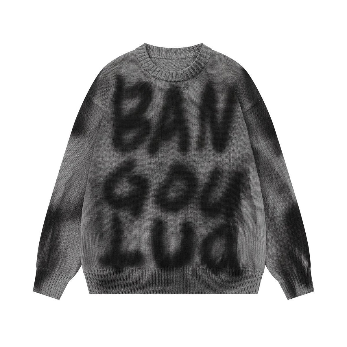 Inkjet Sweater Graffiti Base Sweatshirt