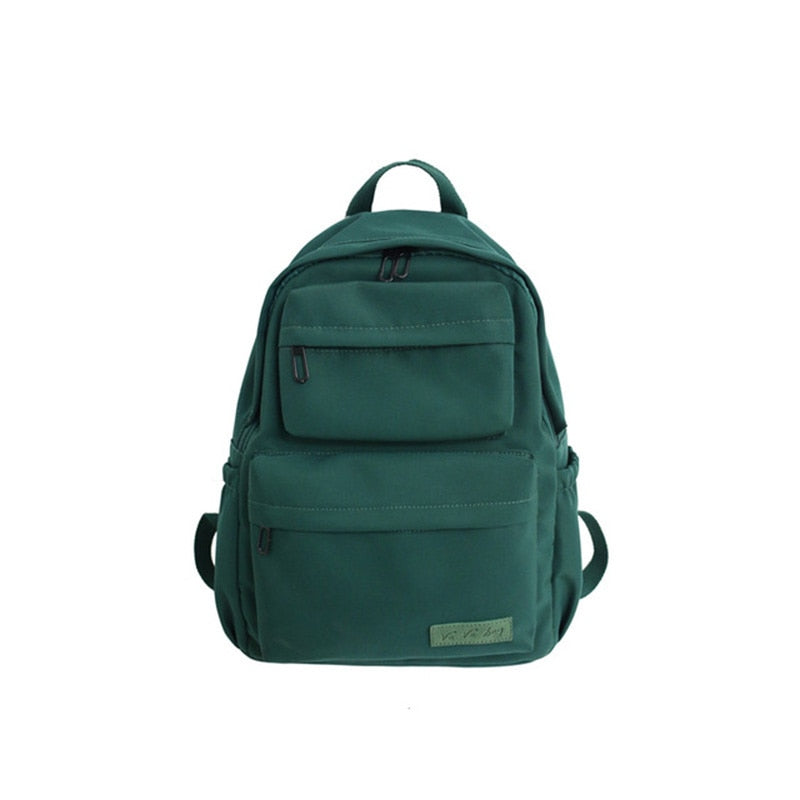 Waterproof Nylon Backpack for Women - Harajuku Style