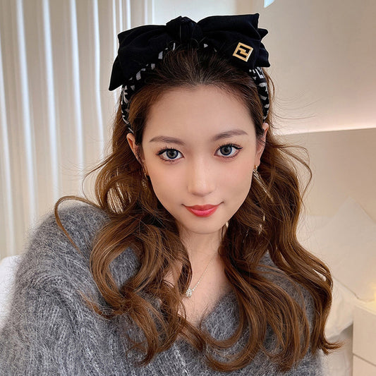 Retro Bow Headband - Harajuku Style