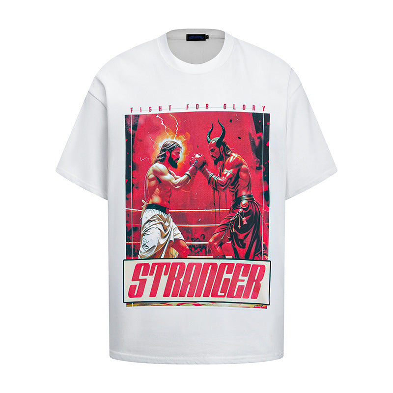 Vintage Harajuku Band Print Short Sleeve T-Shirt