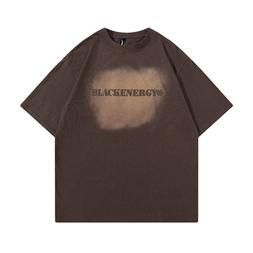 Washed Casual Short Sleeved T-Shirt for Harajuku Style