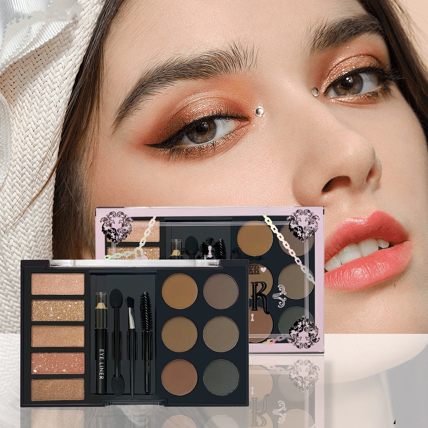 Harajuku Style Eyeshadow & Eyebrow Powder Kit