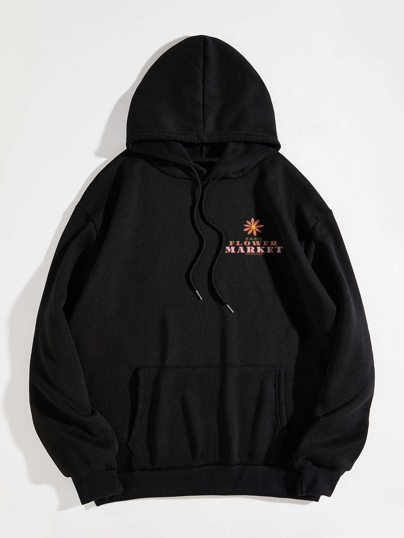 Playful Floral Oversized Hoodie