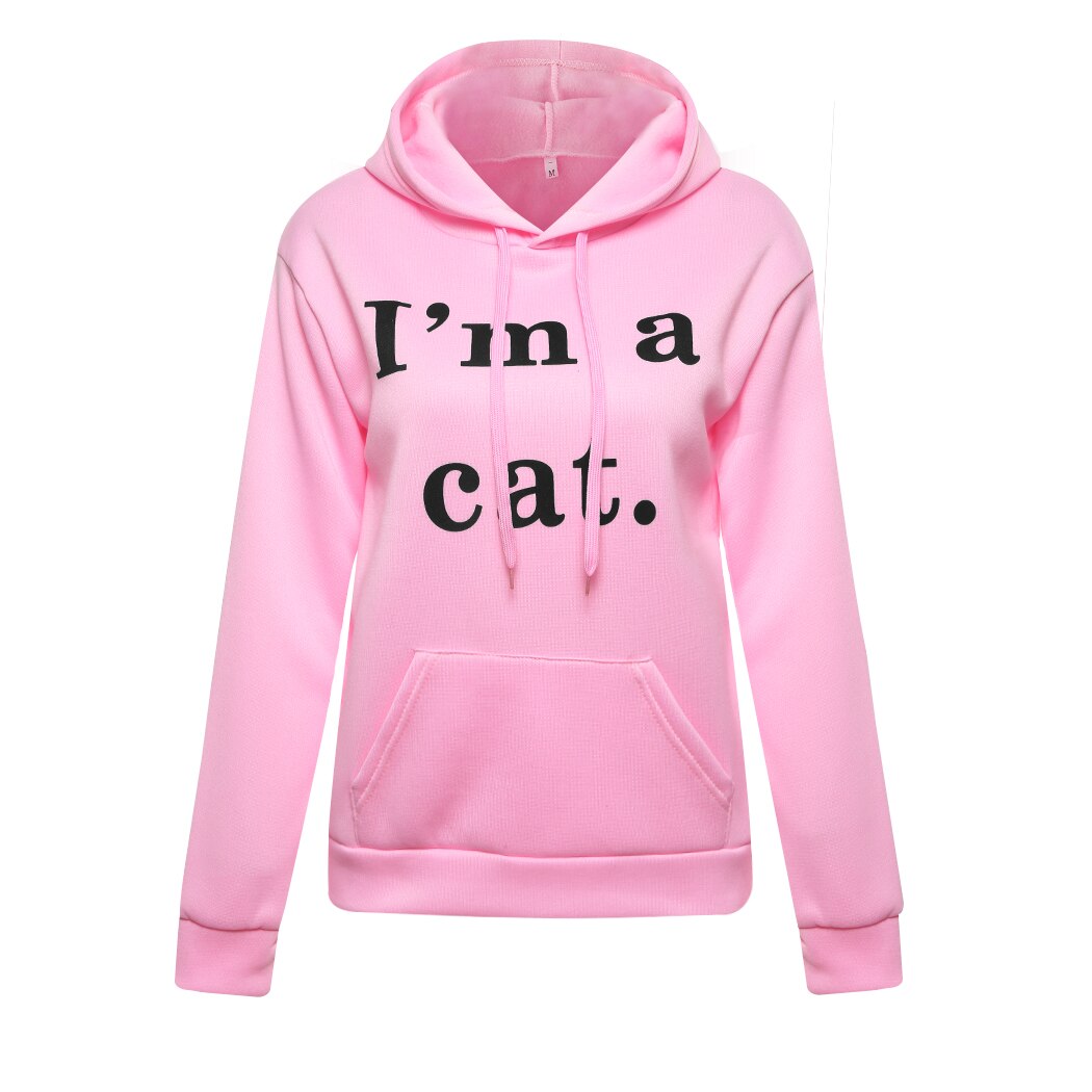 Harajuku Kawaii Cat Ear Hoodie - I AM A CAT