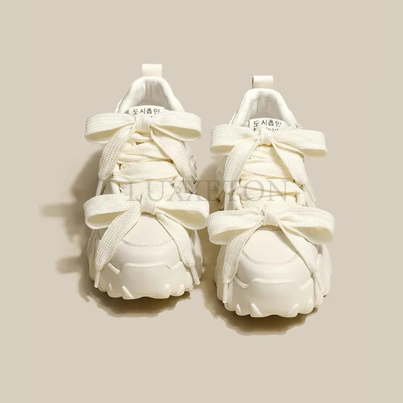 Harajuku Style Women’s Platform Sneakers – Lightweight & Breathable