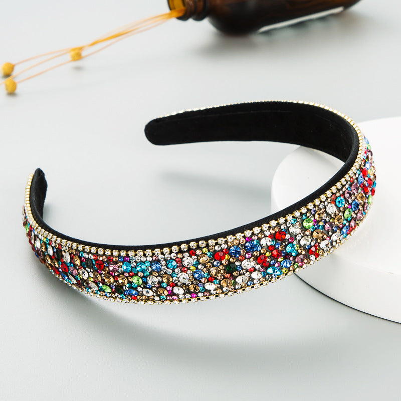 Vibrato Rhinestone Non-Slip Headband
