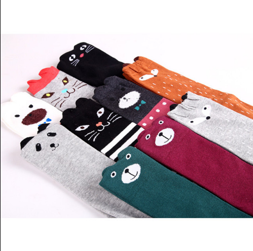 Playful Striped Knee High Socks for Toddlers