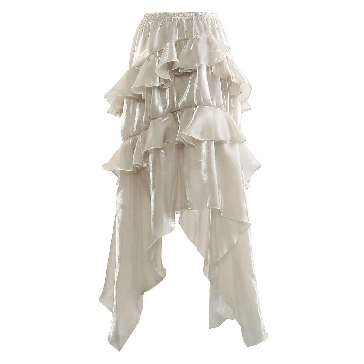 Personalized Elastic Waist Fluffy Cake Skirt for Women
