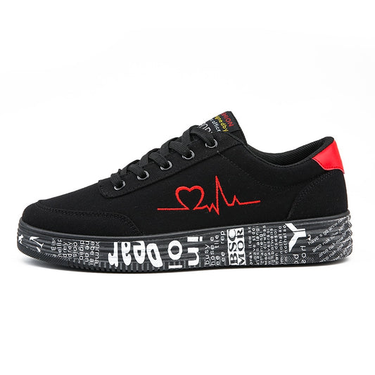 Harajuku Style Women’s Lace-Up Vulcanized Sneakers