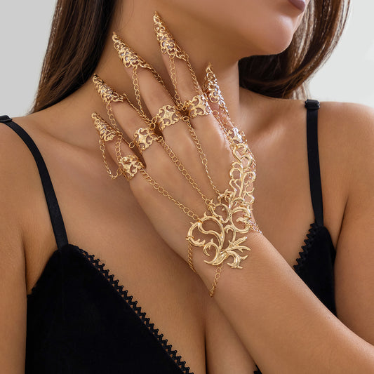 Gothic Hollow Conical Nail Covers - Punk Fashion Finger Accessories