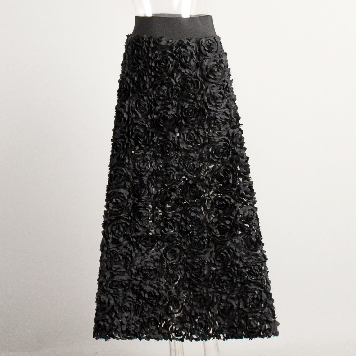 Petal Design Long Evening Skirt for Women