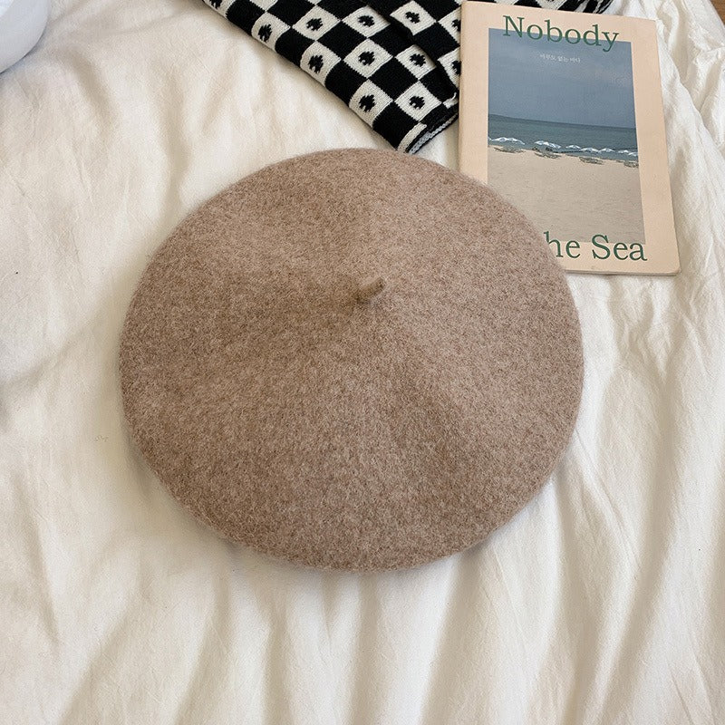 Wool Beret - Retro Candy Colored Harajuku Painter Hat