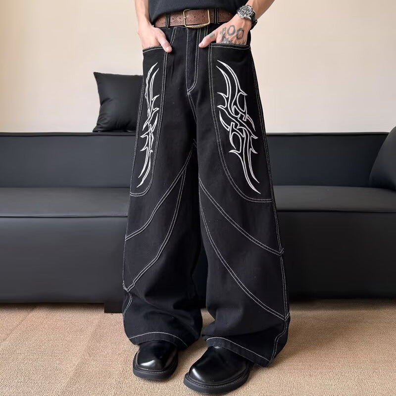 Summer Loose Straight Leg Wide Leg Pants