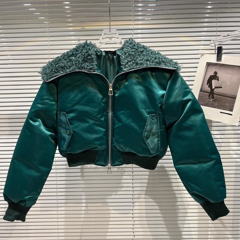 Harajuku Style Fleece Sailor Collar Jacket for Women