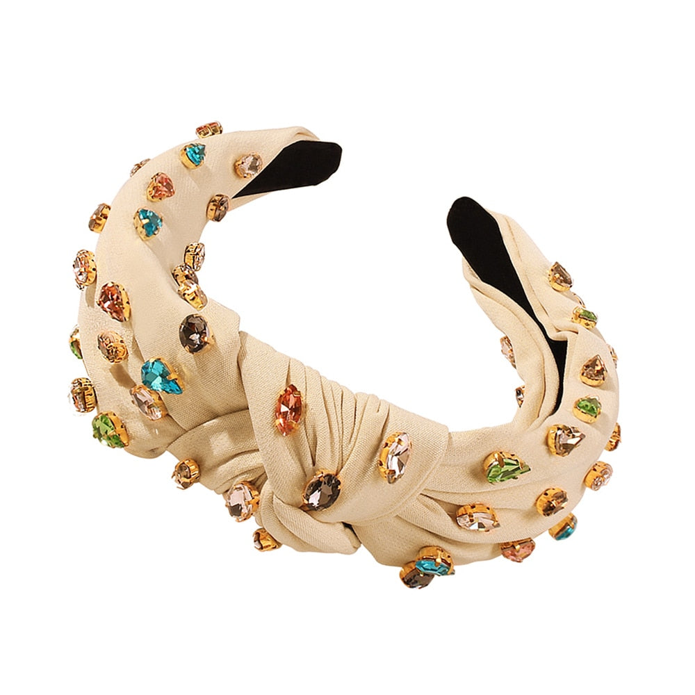 Colorful Rhinestone Headband for Women and Girls