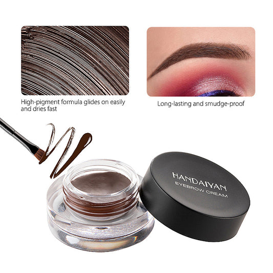 12-Color Waterproof Eyebrow Dye Cream - Harajuku Style