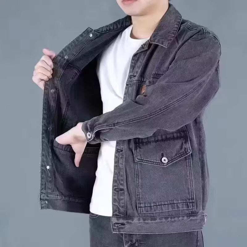 Men's Heavyweight Lined Denim Jacket