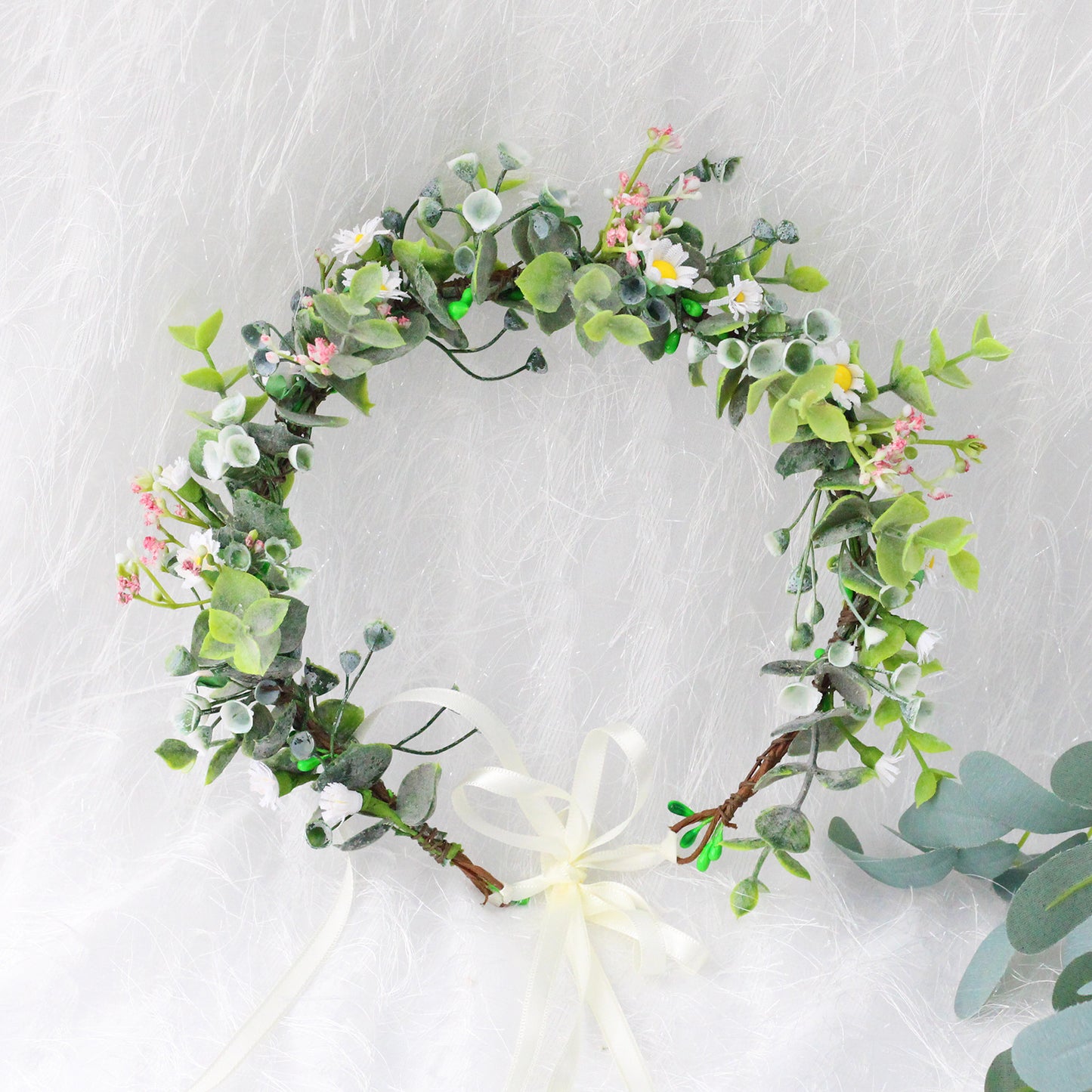 Fresh Daisy Garland Headband for Kids