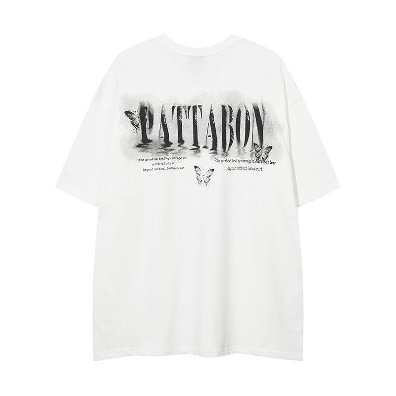 High Street Butterfly Print T-Shirt