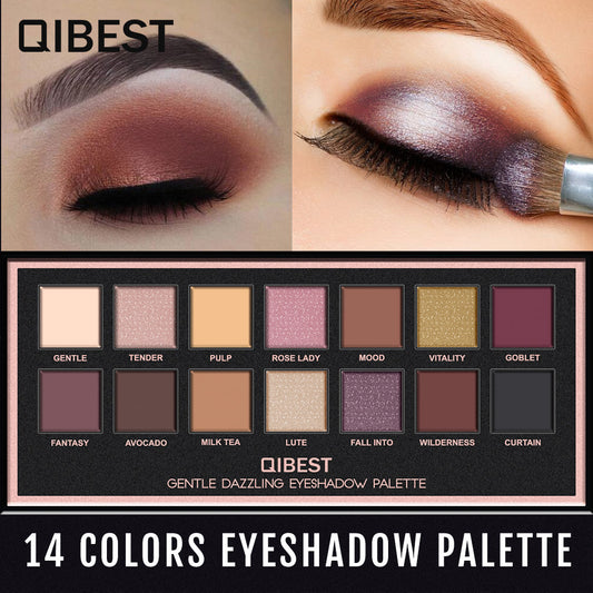 14 Color Matte Eyeshadow Palette - Low Key Luxury