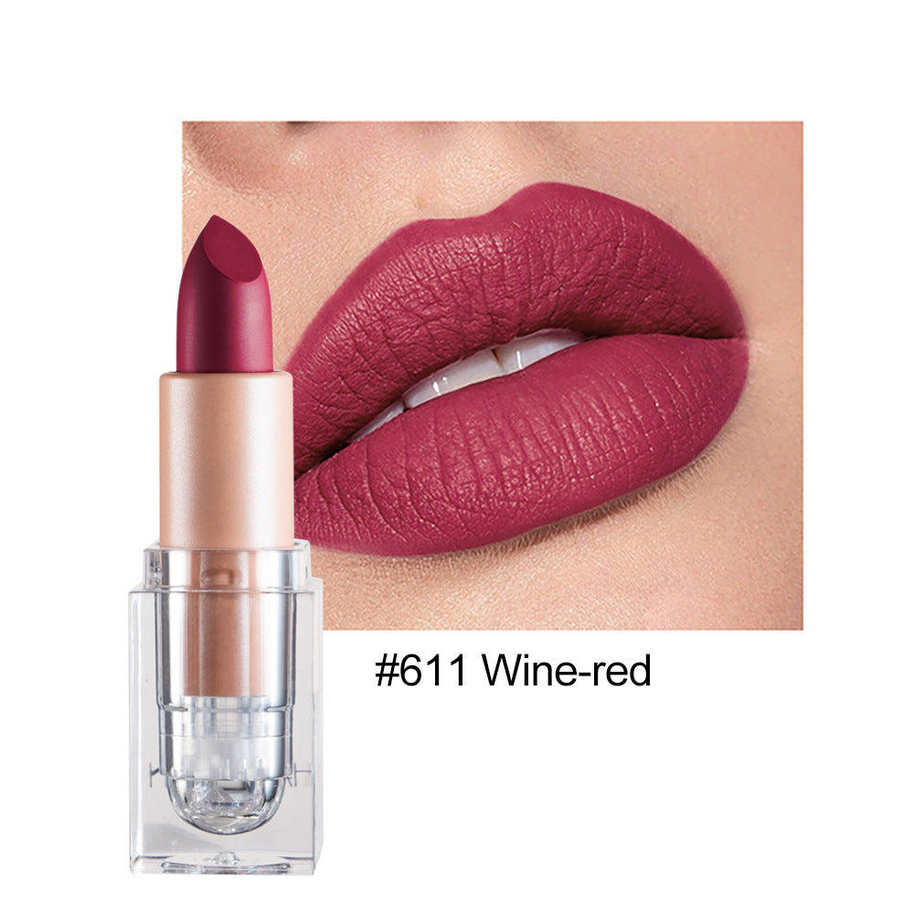 Vibrant Matte Lipstick - 12 Bold Shades