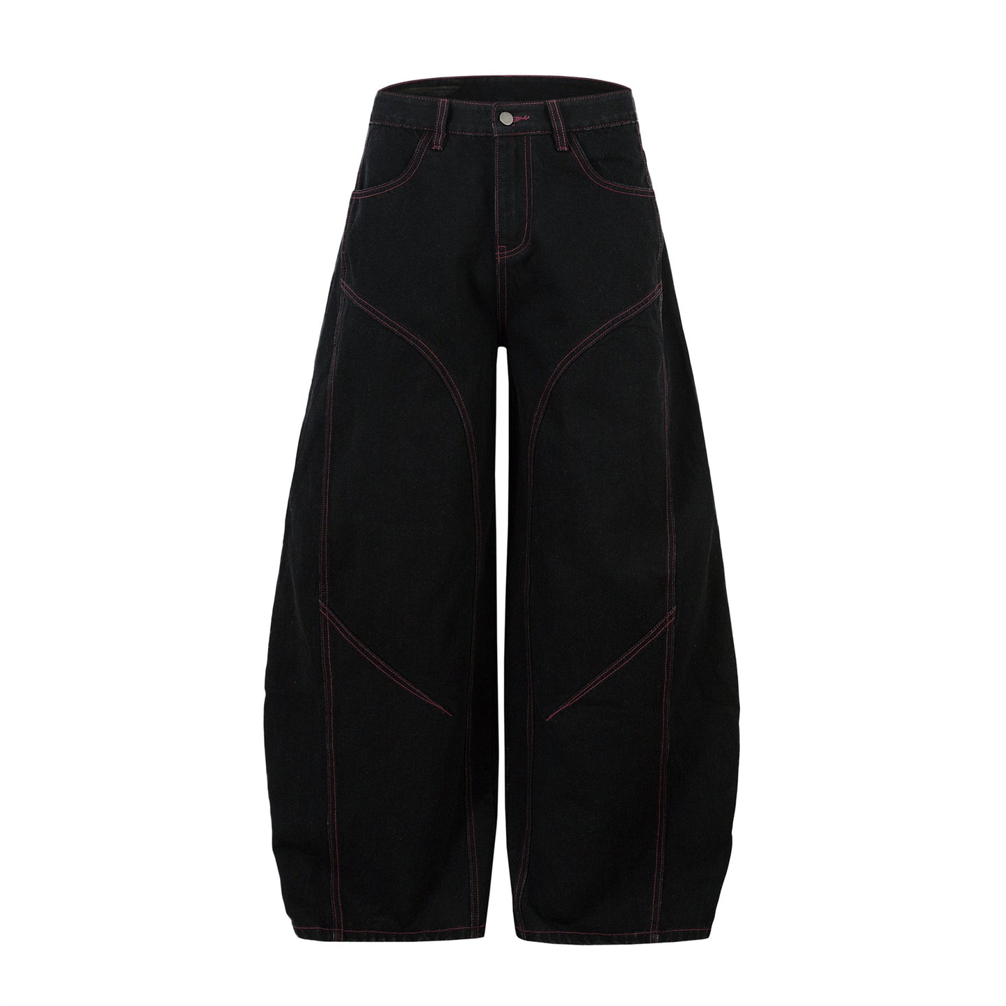 Unisex Wide Leg Jeans - Harajuku Style Casual Trousers