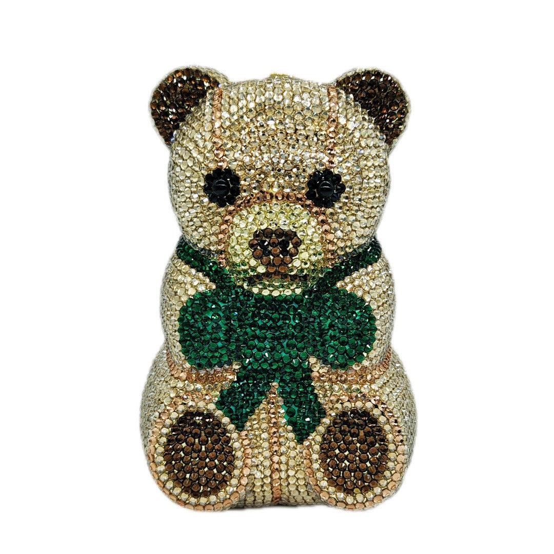 Little Bear Diamond Dinner Bag - Light Luxury Handbag