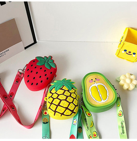 Cartoon Silicone Children's Messenger Bag - Harajuku Style