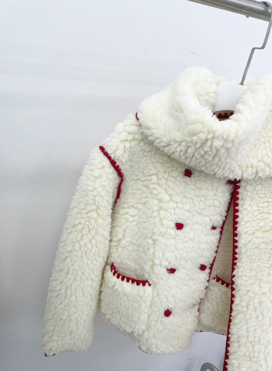 Harajuku Style Women's Double Breasted Warm Jacket