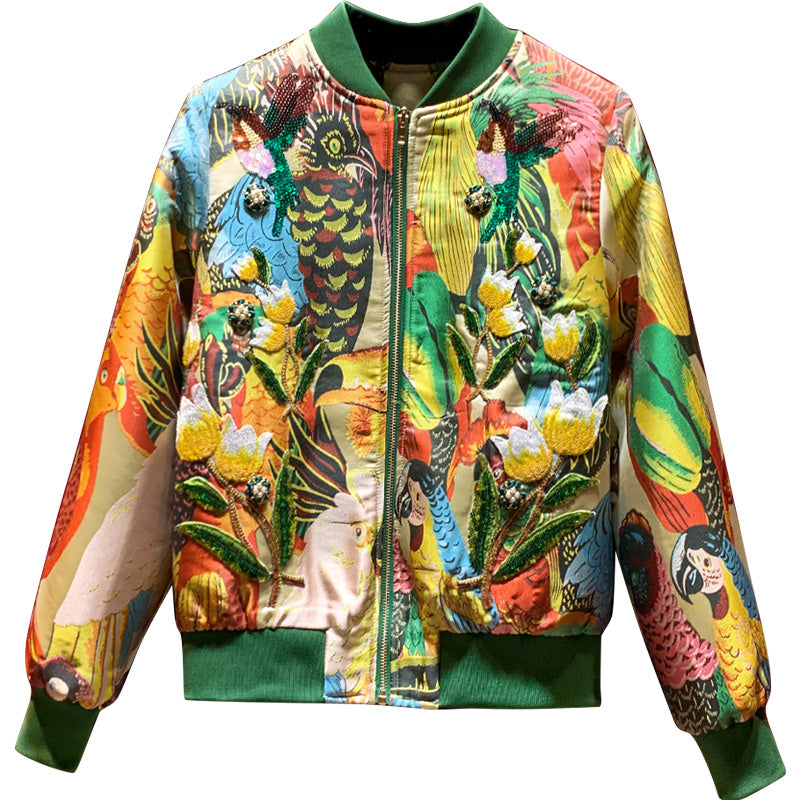 Women's Retro Industrial Slim Casual Jacket
