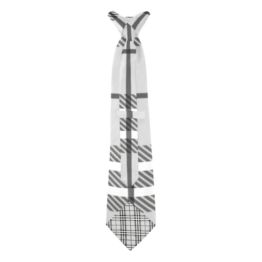 Gray Plaid Custom Peekaboo Necktie