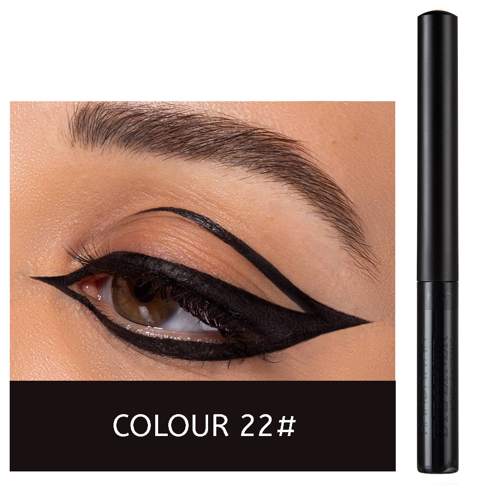 12 Color Matte Liquid Eyeliner - Long Lasting & Non-Smudge