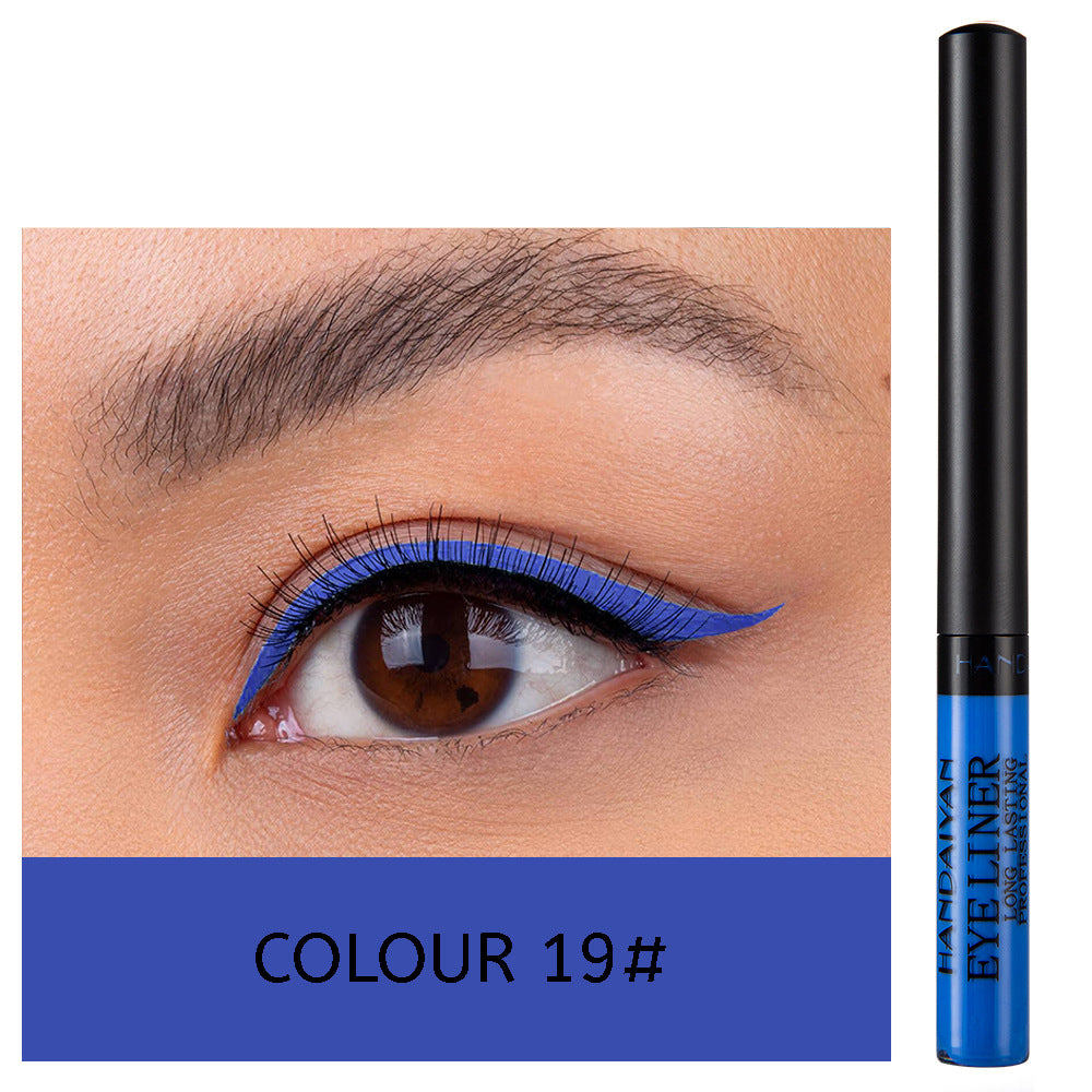 12 Color Matte Liquid Eyeliner - Long Lasting & Non-Smudge
