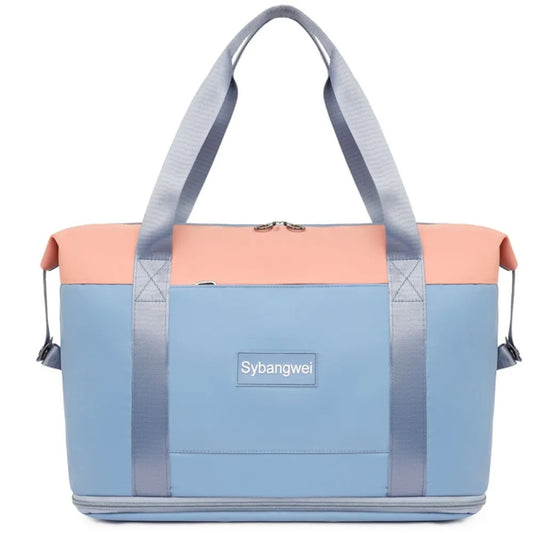 Harajuku-Inspired Waterproof Expandable Travel Bag