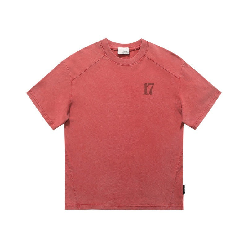 Washed Vintage Harajuku Style Short Sleeve Tee