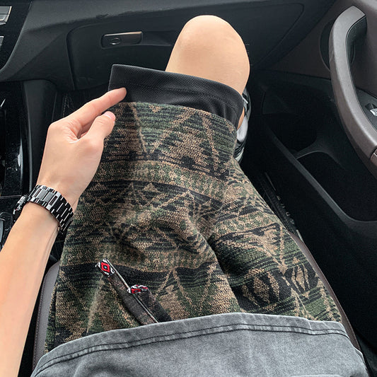 Harajuku Style Cropped Sports Pants - Mid Length