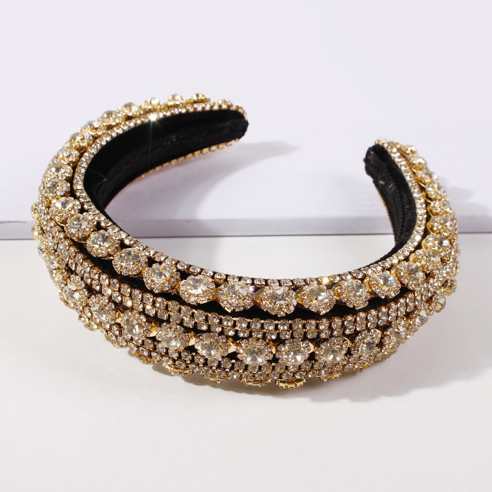 Full Crystal Luxury Rhinestones Headbands for Women