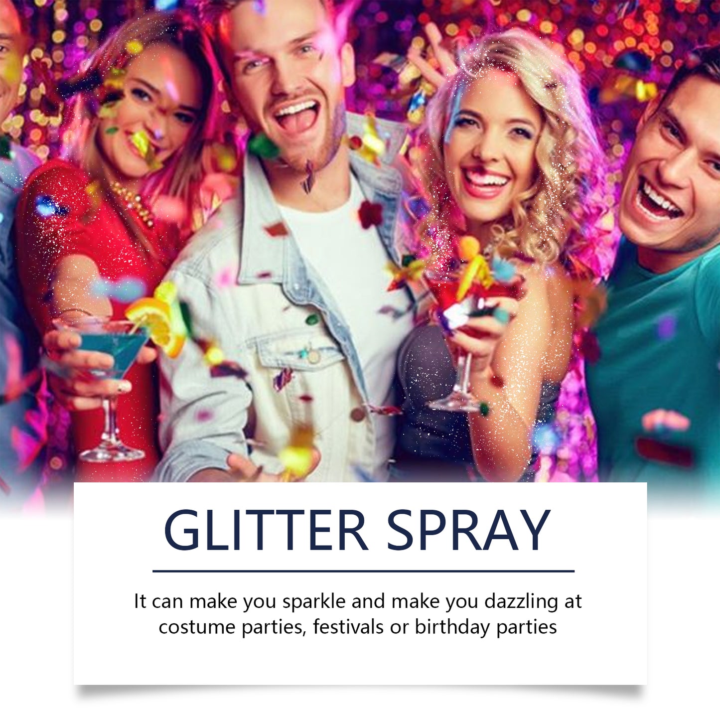 Harajuku Body Glitter Spray – Shine Bright with Style!