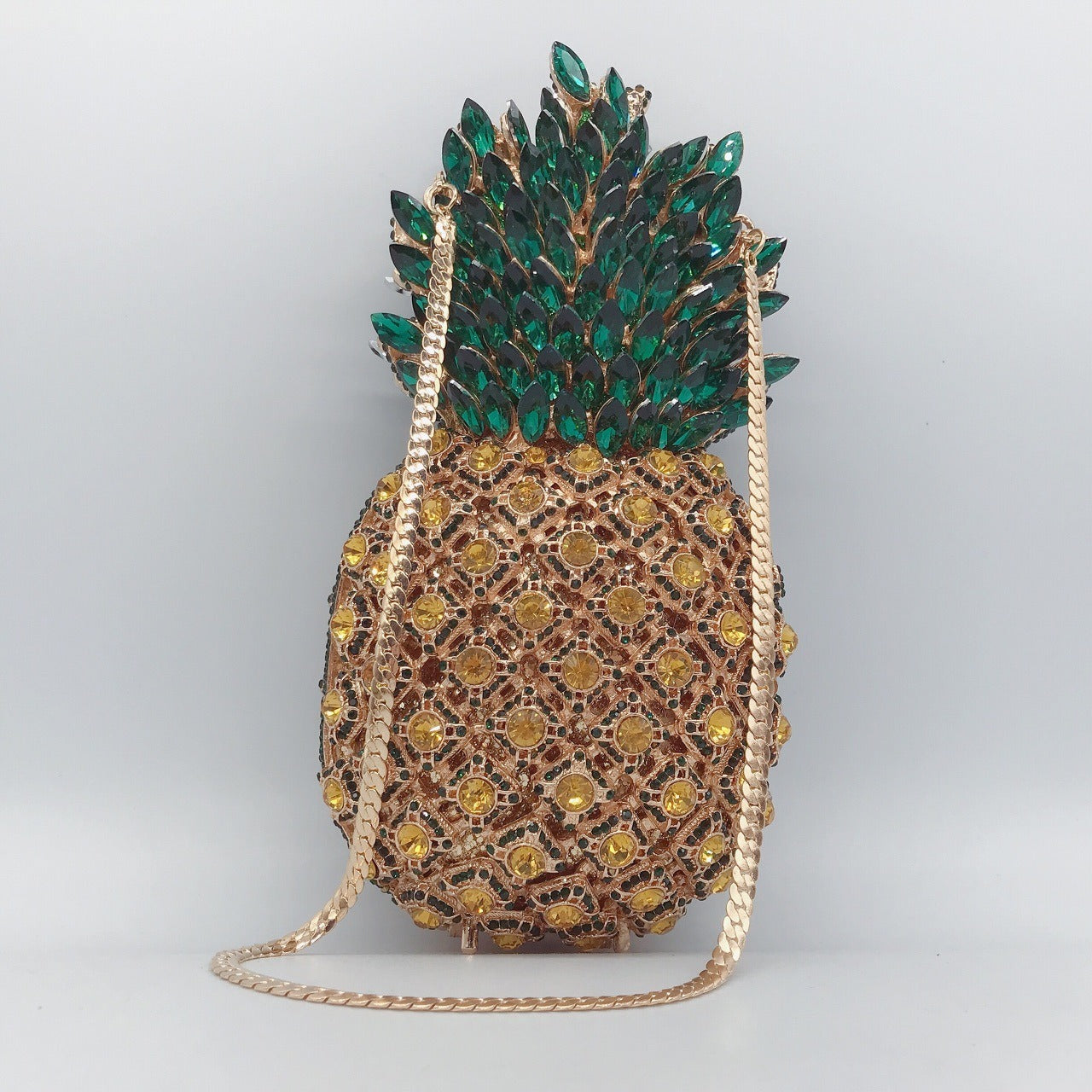 Pineapple Diamond Handheld Bag - Harajuku Style