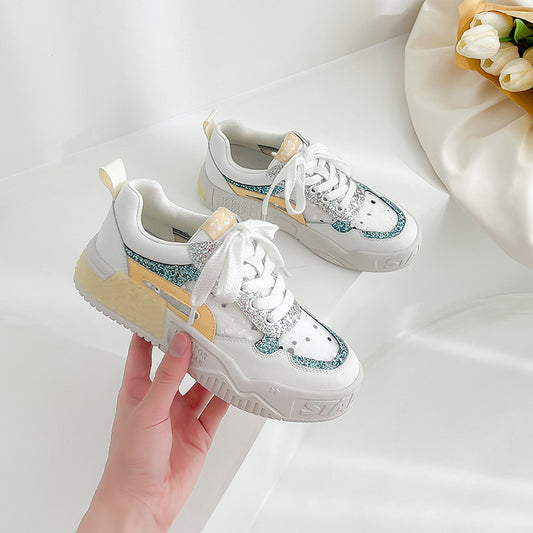 Harajuku Style Women’s Breathable Casual White Shoes