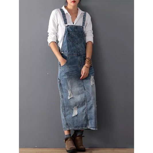 Cowboy Skirt with Holes and Straps for Women