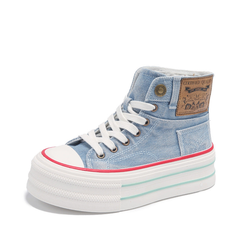 Harajuku Style High Top Canvas Shoes for Youth