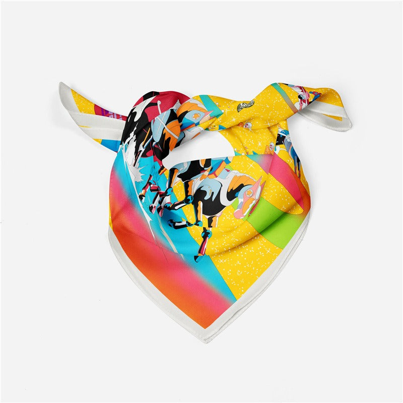 Starry Sky Space Racing Women's Scarf - Harajuku Fashion