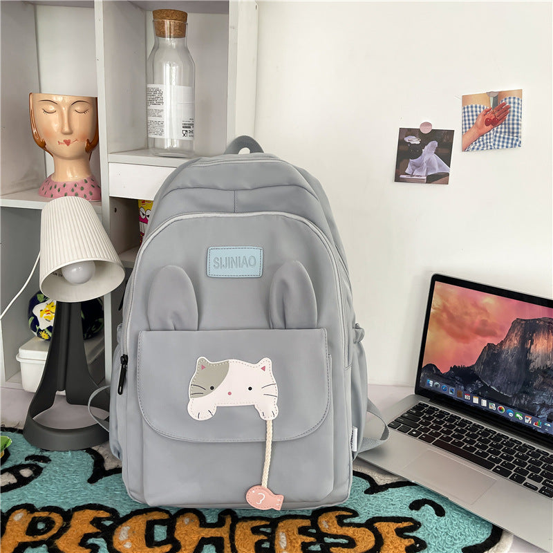 Harajuku Style Junior High Backpack - Vintage Cute Schoolbag
