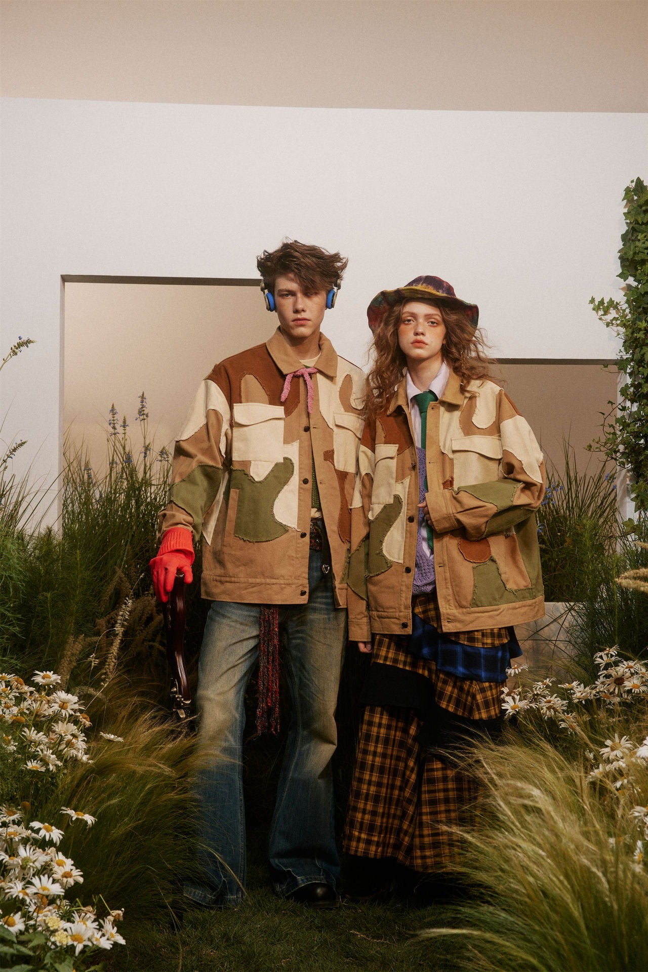 Playful Camouflage Jacket for Women - Harajuku Style